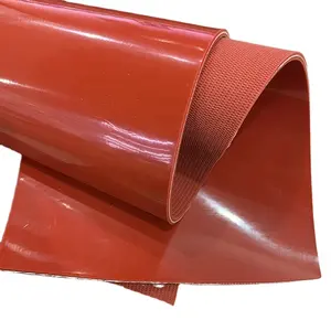 Lembar Silikon Merah Diperkuat Serat Kaca 4Mm 5Mm 6Mm Digunakan untuk Gasket atau Segel