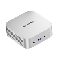 Mini PC Gaming AMD Ryzen7 Zen3+ 7735HS FP7 LPDDR5 16G 24G 32G RAM NVMe SSD Windows 11 Pro/Linux WiFi 6 BT5.2 Radeon 680M Pabrik