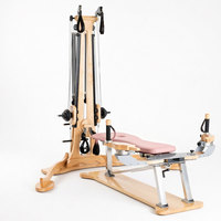 Unité Combinée Tour de Gyro-Poulie en Bois d'Érable pour Entraînement en Studio Commercial