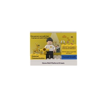 Blocchi da Costruzione Personalizzati a Forma di Ritratto, Regalo Aziendale per Dipendenti, Servizio di Onboarding, Commercio d'Anniversario, Commemorativo, Compatibile - Product Image 3