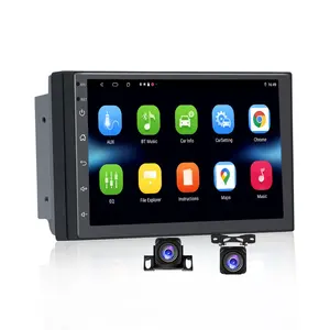 Jmance-Tablero de 7 pulgadas, 2 + 32GB, 4G, con cable, inalámbrico, Carplay, Android, Auto, DSP, RDS, navegación GPS, Multimedia, Radio Estéreo para coche