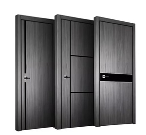 Modern Minimalist Bedroom <strong>Interior</strong> <strong>Door</strong> New Design Solid Wood with Melamine for Villas Entry Polymers MDF Decorative Features - Product Image 2