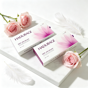 HADURAGE Deep 2ml Derma Filler 24mg Gel Injectable <span class=keywords><strong>Acide</strong></span> <span class=keywords><strong>Hyaluronique</strong></span> pour Lèvres, Nez, Visage, Rides Profondes, Fabrication OEM, Prix Bas, ISO&CE - Product Image 1