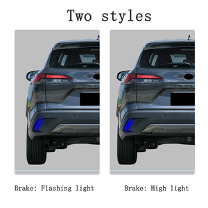 WINAUTO 2020-<span class=keywords><strong>2022</strong></span> para Toyota <span class=keywords><strong>Corolla</strong></span> CROSS LED parachoques trasero DRL luz de advertencia azul nueva condición 12V Volta 3 funciones de conducción - Product Image 3