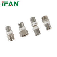 IFAN OEM ODM PEX Tuyau Raccords multicouches égaux Tubo Multicapa Raccord Multicouche Eau Laiton Pex Press Raccords