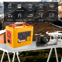 Station d'alimentation portable LiFePO4 294Wh 600W, générateur solaire à onde sinusoïdale pure, batterie de secours MPPT UPS pour camping-car, camping et extérieur