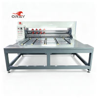 Machine semi-automatique de découpe et d'impression à alimentation par chaîne pour la fabrication de boîtes en carton ondulé et les usines d'emballage