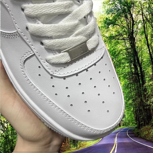 High Quality Af1 Unmarked Customizable High Top Sports/Casual <b>Shoes</b> <b>Soft</b> EVA Midsole Outsole Genuine Leather Summer/Spring - Product Image 2