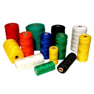 Venta al por mayor redes de enmalle red de pesca cordel 2mm 3mm 2,5mm 380D/30PLY cuerda de nailon Pe - Product Image 5