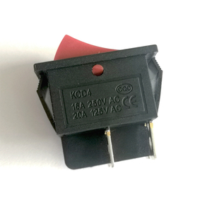 KCD4 20A AC 125V 16A 250V T85 DPST 4 pins เปิด2ตำแหน่งโดยไม่มีแสงไฟสวิทช์โยกเรือ - Product Image 4