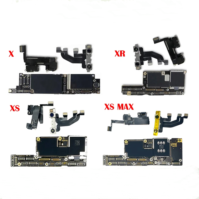 Original Unlocked Motherboard for iphone X Xr Xs Max Logic Board with Face Id for iphone Motherboard Mobile Phone Accessories