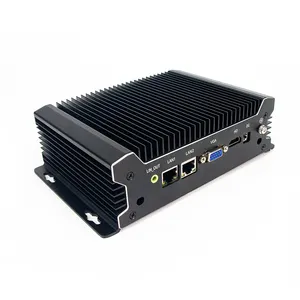 Fanless Industrial PC Mini Core I7 I5 SSD VGA RS232 Embedded Touchscreen USB 3.0 2*LAN N5105 Industrial Box Computer