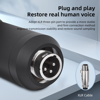 Microphone à condensateur professionnel BM800, kit complet, micro de studio filaire Type C, bras articulé, support antichoc, filtre anti-pop, éclairage RGB, carte son