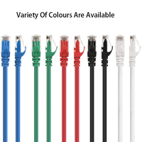 Cable de Conexión Recto Cat6 UTP con Cubierta de PVC PE y Conductores de CCA para Redes Informáticas, Comunicación LAN RJ45