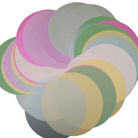 Diamant Broyage Feuille Fiber Optique Film De Polissage Sec ou Humide Abrasif Ponçage Papier Polyester Papier Disque D0.5-30