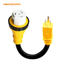Cordon adaptateur d'alimentation RV 50A NEMA 14-50P SS2-50R SJTW IP44, connecteur de verrouillage pour générateur, électronique grand public, PVC