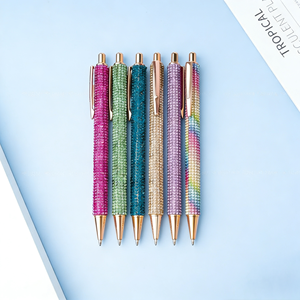 <span class=keywords><strong>Stylo</strong></span> bille métallique scintillant rétractable multicolore, idéal pour les cadeaux, les fêtes, les sacs de <span class=keywords><strong>goodies</strong></span> d'anniversaire, vente en gros - Product Image 3