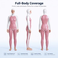 Combinaison de plongée professionnelle en néoprène 3 mm pour le surf et la plongée libre, manches longues, rose, pour femme
