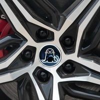 Autocollant décoratif pour enjoliveur de roue de voiture, autocollant logo de voiture, modification extérieure pour BYD Seal 05 06 07 GT personnalisable
