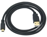 Chapado en oro de 0,5 m 1m 1,5 m 2m 3m 5m USB 2,0 A macho A Mini 5PIN Cable macho