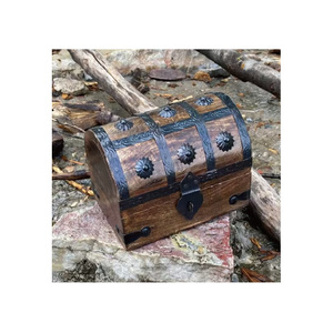 <span class=keywords><strong>Coffre</strong></span> à trésors Pirate boîte à souvenirs en bois - Product Image 4