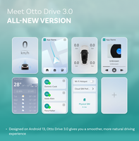 Ottocast P3 Pro Android 13 AI Box Adaptador Inalámbrico CarPlay 3 en 1 Salida HDMI Cloud SIM 3.0 Multimedia Video