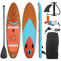 Planche de surf gonflable en EVA antidérapante avec ailerons pour sports nautiques, personnalisable avec logo, vente en gros en Chine pour commandes en gros
