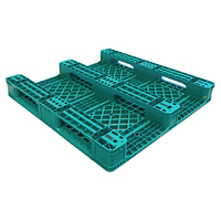 Palette Euro en plastique robuste en HDPE renforcé d'acier pour entrepôt industriel, 1200x1000x150mm, entrée 4 directions, charge statique 6 tonnes