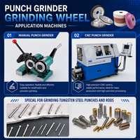 Meule abrasive pour poinçonneuse, accessoires de poinçonnage, meule pour le traitement de l'acier moulé, pour fils et engrenages en acier au carbone HSS