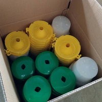 Piège en plastique en gros pour insectes, fonctionnant avec un leurre phéromonal, attrape-mites durable en forme d'entonnoir, indispensable pour les fermes et vergers