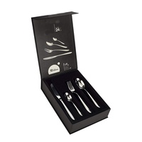 Ensemble de couverts 45 pièces vaisselle de table couverts en acier inoxydable rustique SS pour hôtel