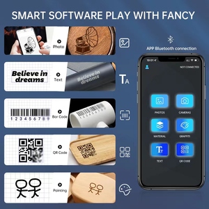 Daja dj6 3W Máy tính để bàn nhỏ và máy khắc laser cầm tay tích hợp in kim loại nhựa gỗ - Product Image 5