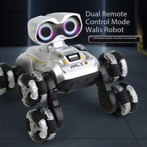 Children's mechanical pet dog gesture-sensing <b>remote</b> <b>control</b> stunt <b>robot</b> dog swivel arm eight-wheel four-wheel drive off-road - Product Image 5