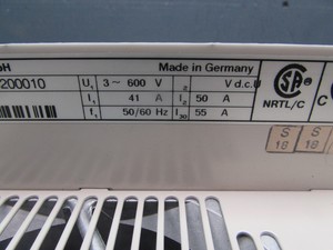 501-0050-61-5200010 UNITROL F Module thyristor de puissance triphasé 600V 50A - Product Image 3