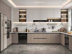 Customized Size Solid Wood Kitchen <b>Cabinets</b> Eco-Friendly Furniture with Premium Materials - Product Image 6