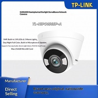 Caméra de sécurité hémisphérique Starlight TP LINK 5MP, capteur CMOS, connectivité POE/DC 12V, stockage sur disque dur, série de caméras dôme IP