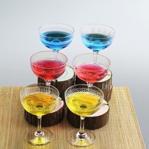 Copas de Vidrio Transparentes, Ecológicas y Reutilizables para Agua y Vino, con Patrón Grabado al Aguja Estilo Griego, para Regalos Empresariales - Product Image 2