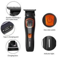 Recortadora de Barba Eléctrica Profesional de Alta Gama con Cuchillas de Acero Inoxidable con Recubrimiento DLC de 4000 mAh, Levitación Magnética y Pantalla LED