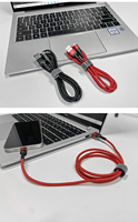 Câble Micro-USB tressé en nylon Musta Factory Direct 1m 3A à charge rapide, gaine en PVC, coque en aluminium, garantie 2 ans pour ordinateur