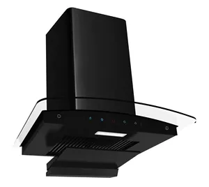 Ventilação Downdraft Fogão Range Hood Nova Cozinha Restaurante Aço Inoxidável Smart Range Hood