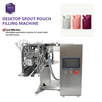 Machine de remplissage de sachets compacte de bureau, machine intégrée personnalisée pour le remplissage et le bouchage de sachets, idéale pour les petites entreprises