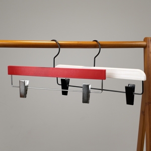 Premium Plastic Trouser <strong>Hanger</strong> with <strong>Clip</strong> Jeans Stylish Functional Clothing Organizer Plastic <strong>Hanger</strong> for Retail Stores - Product Image 1