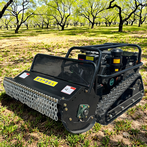 Thông Minh Orchard Màu Xanh Lá Cây Crawler Máy Cắt Với Điều Khiển Từ Xa New Haying Máy Cỏ Máy Nghiền Rơm Trở Lại Core Thành Phần Động Cơ - Product Image 2