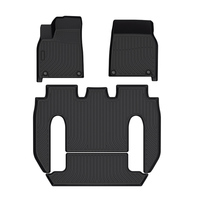 Tapis de sol de voiture en Tpe 3D de type plateau de luxe tout temps d'approvisionnement d'usine pour Tesla Model X 2022-2023 5 places/6 places/7 sièges tapis de pied