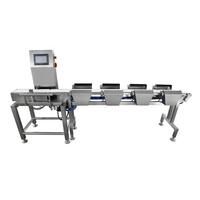 Deux pieds de poulet, machine de triage et de calibrage du poids pour volaille et fruits de mer/machine de triage du poids pour volaille