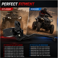 DS011 Nouveau Maître-cylindre de frein avant gauche en alliage d'aluminium de 16,9 mm pour Outlander Renegade 650 570 800 850 1000 2012-2021