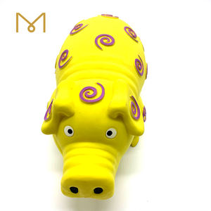 Eco-Vriendelijke Natuurlijke Rubber Latex Hond Knijpen Piepende Knorren Varkenshond Speelgoed - Product Image 2