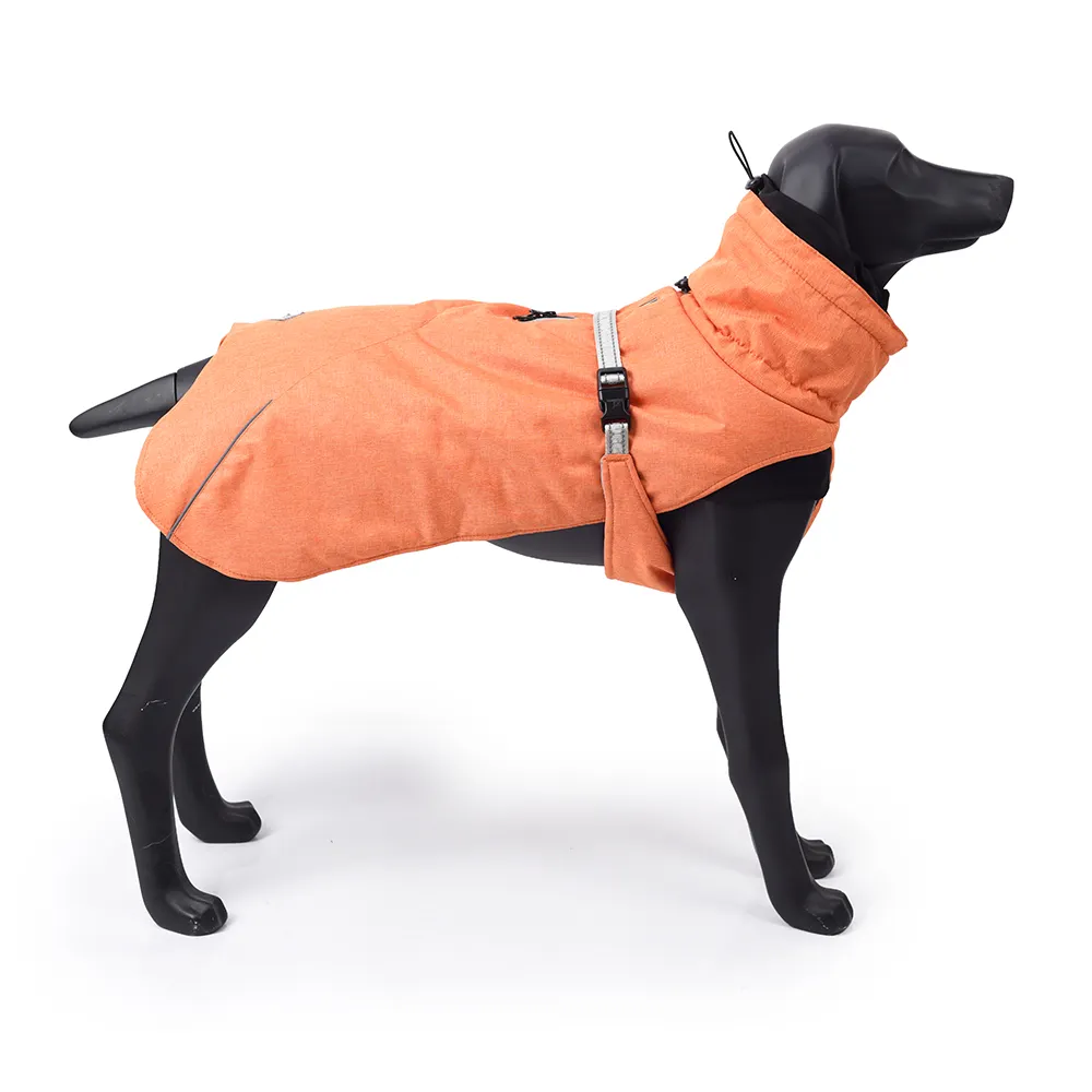 Замечательная уличная куртка для собак на молнии, джинсовая куртка для собак Sherpa