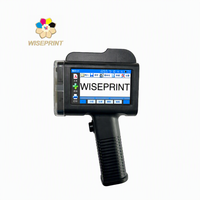 Imprimante jet d'encre portable WISEPRINT 25,4 mm HP-WP254 Pro Mate pour l'impression de codes-barres et dates de production sur matériaux flexibles