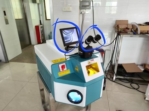 Máquina de Soldadura Láser de Escritorio de 200W, Mini Láser YAG Dorado y Plateado para Joyería, Odontología o Gafas - Product Image 4
